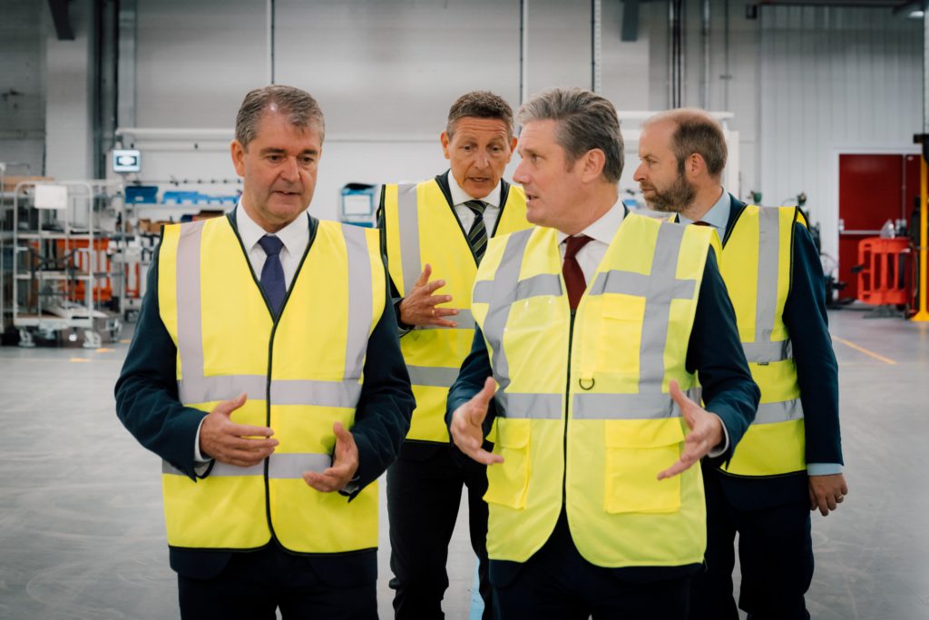 Labour leader, Sir Keir Starmer, visited Vaillant, HQ in Belper, to see the production of its low carbon technology in action.
