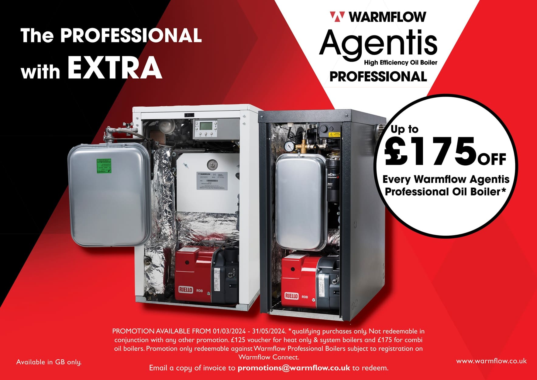 Designed with installers in mind a professional boiler with added