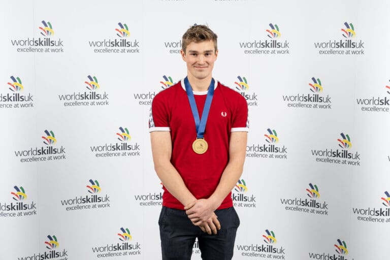 David Bateman-Smith winner of the SkillPLUMB 2024 competition