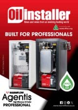 Oil Installer magazine Winter 2024 front cover with Agentis boiler